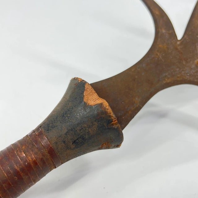 Early 20th Century Ngombe Executioner's Prestige Knife Currency For Sale In Denver - Image 6 of 6