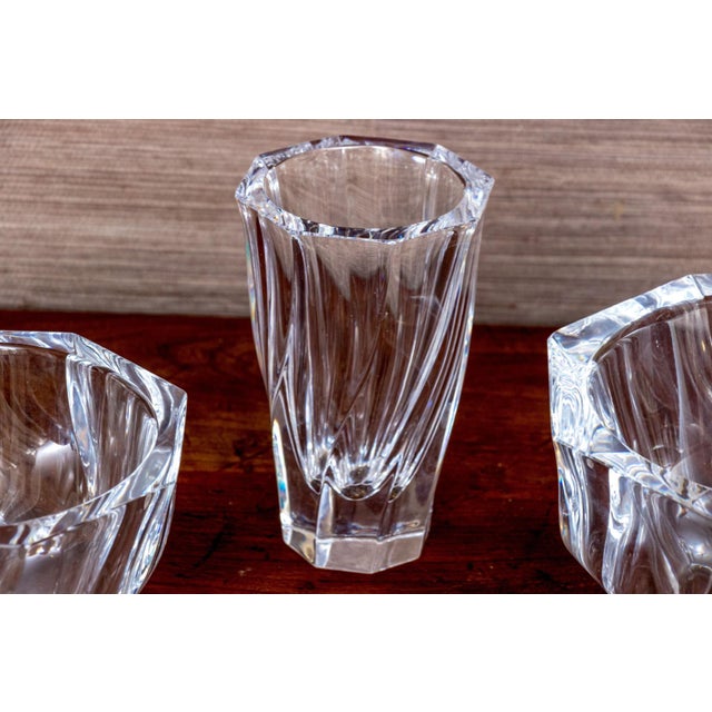 Vintage Orrefors Residence Crystal Trio by Olle Alberius For Sale In Portland, ME - Image 6 of 7