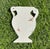 Arts & Crafts Liz Marsh Linen Textured Silhouette Vase With Moths For Sale - Image 3 of 5