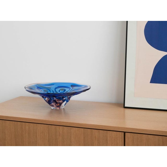Blue Vintage Danish Cobalt Bowl, 1970s For Sale - Image 8 of 9