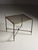 Gold Brass Side Table in the style of Maison Bagues For Sale - Image 8 of 14