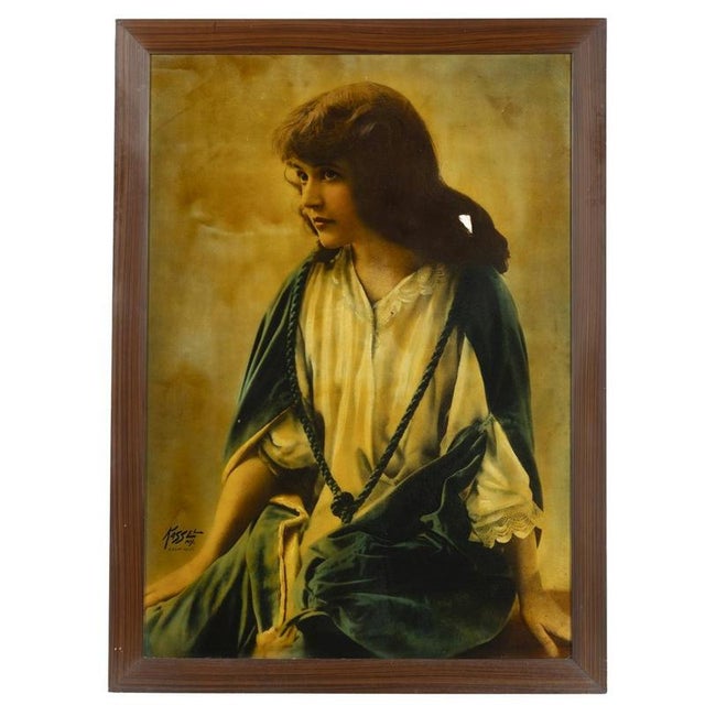 M. Kassel, Female Figure, 19th Century, Engraving, Framed For Sale - Image 6 of 6