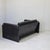 Gavina Black Lacquered Wood and Leather Two-Seater Sofa by Kazuhide Takahama for Gavina, 1970s For Sale - Image 4 of 11
