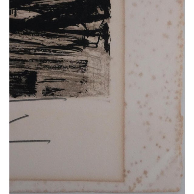 Bernard Buffet, The Chalet Restaurant, Original Signed Lithograph For Sale - Image 7 of 9