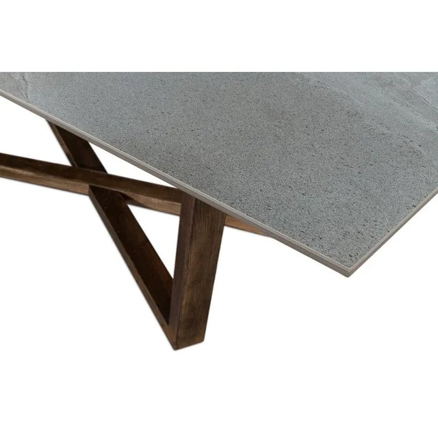 Wood Modern Style Dining Table For Sale - Image 7 of 12