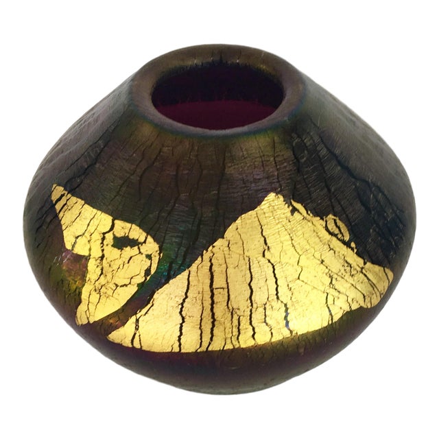 Robert Eickholt Studio Art Glass Bud Vase Chairish
