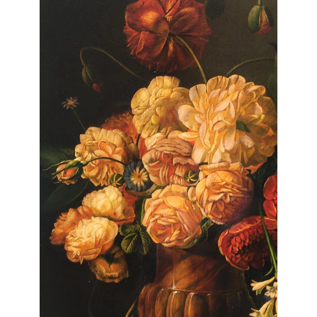 Maximilian Ciccone, Italian Still Life of Flowers, Oil on Canvas, Framed For Sale - Image 10 of 11