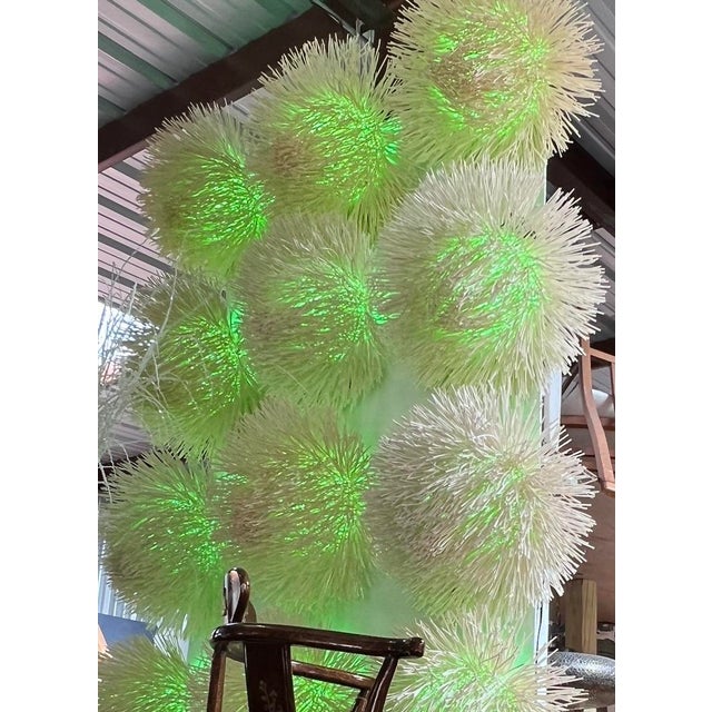 Cool, Stunning, Fun, Unique, Sustainably Chic. Hand woven bamboo sticks in a basket weave design creates a full airy chic...