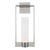 Ray Booth for Visual Comfort Signature Lucid Single Bracketed Sconce in Polished Nickel with Frosted Glass For Sale