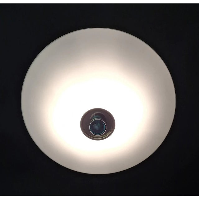 1960s Milky White Murano Flush Mount For Sale - Image 10 of 11