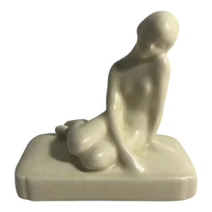 Art Deco Rookwood Pottery 1929 Louise Abel "Nude Lady" Figurine