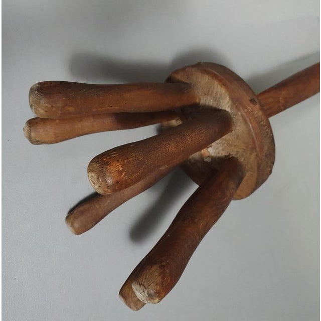 Victorian Washing Dolly in Wood For Sale - Image 10 of 14