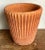 Vintage Regency Terracotta Bamboo Planter For Sale In West Palm - Image 6 of 7