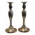 1970s House of Goebel Solid Brass Candlestick Holders - A Pair For Sale