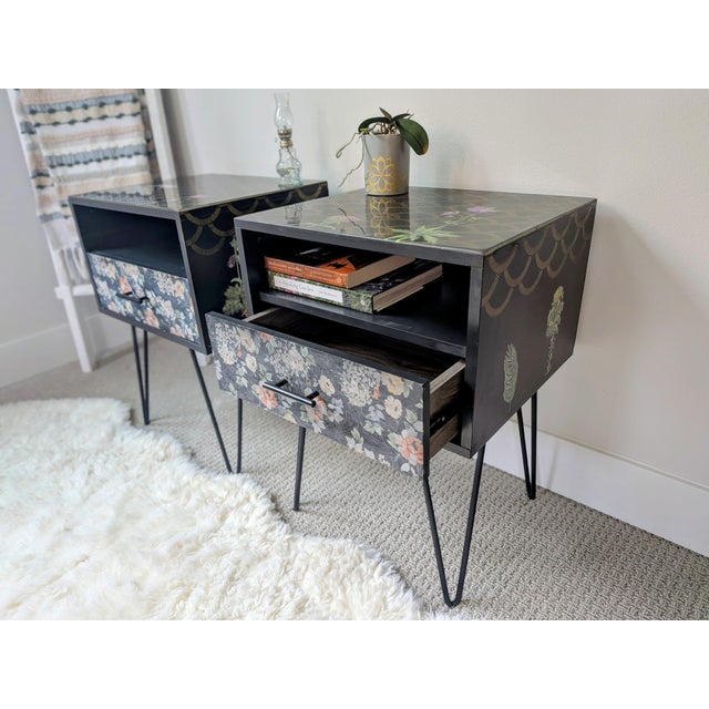 One-of-a-Kind Functional Art. High-end vintage pieces. Collectible design furniture and decor. Artisanal quality. A pair...
