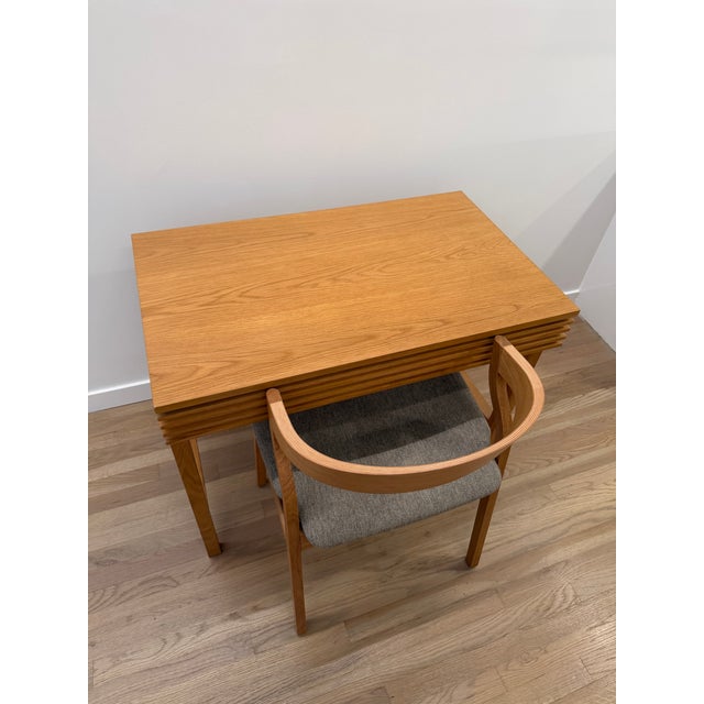 2020s Design Within Reach Line Mini Desk (Oak) For Sale - Image 5 of 12