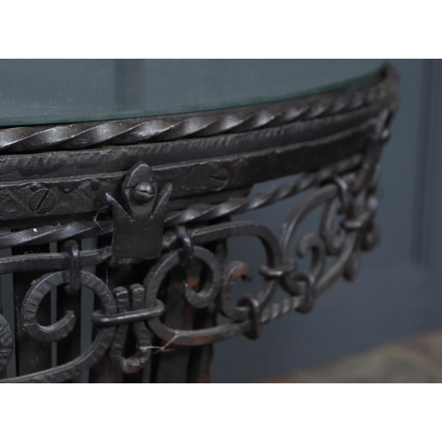 Metal Art Deco French Wrought Iron Coffee Table, 1930s For Sale - Image 7 of 18