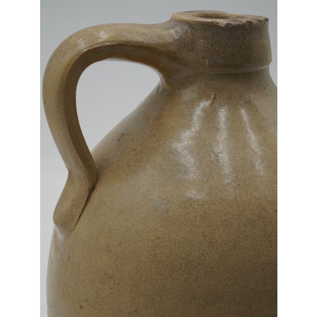 Antique A. Pirola Blue Stoneware Crock Jug For Sale - Image 9 of 10