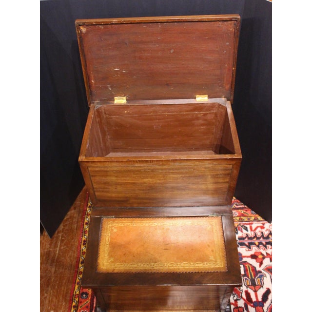 Circa 1820 Regency-George IV Period Late Sheraton Design Bedsteps and Storage For Sale In Raleigh - Image 6 of 12