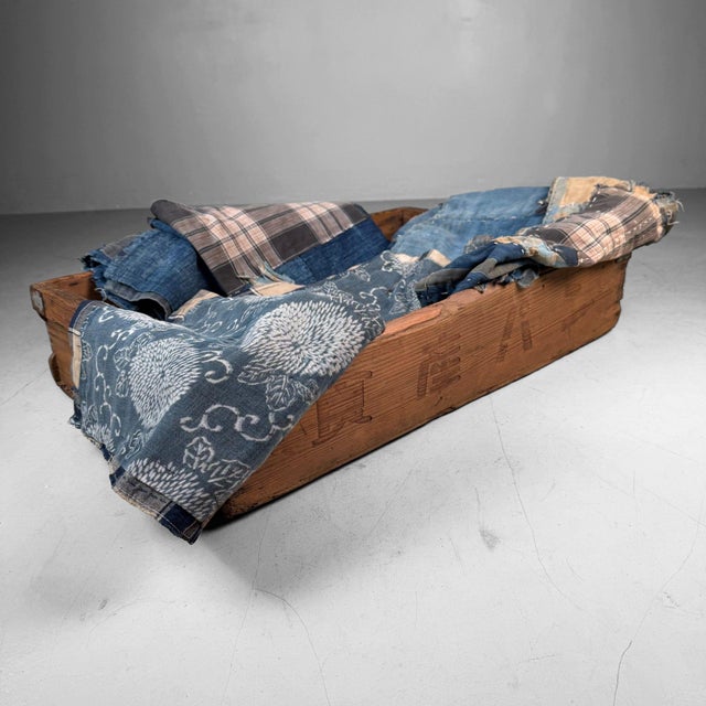 Japanese Wooden Merchant Crate, 1940s For Sale - Image 12 of 17