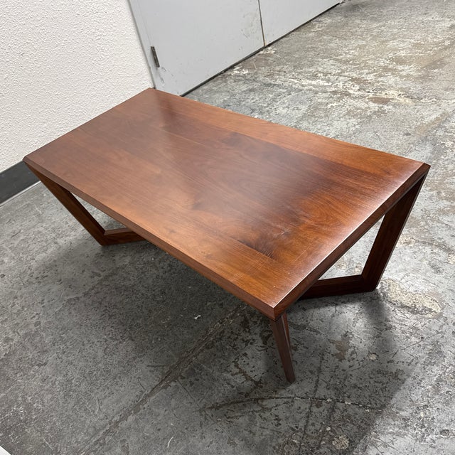 2020s Copeland Furniture Fusion Rectangular Walnut Coffee Table For Sale - Image 5 of 12