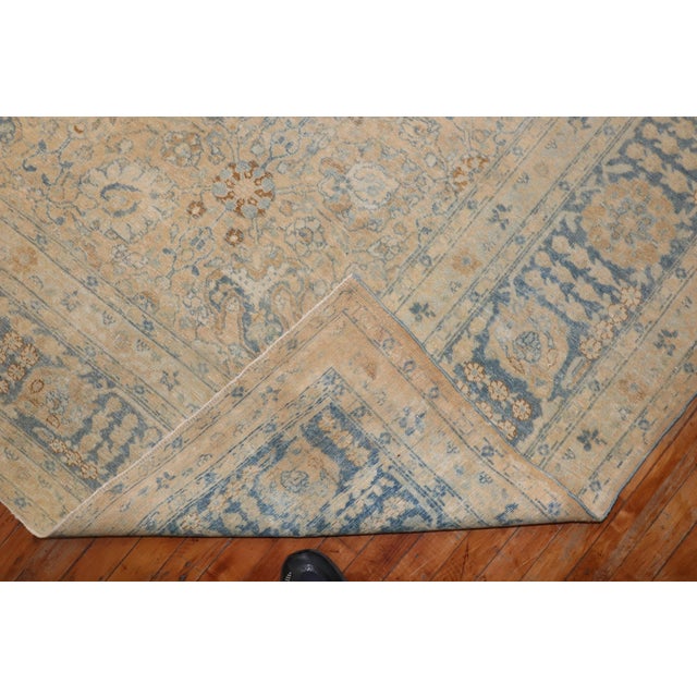 Antique Persian Tabriz Large Room Size Rug For Sale - Image 13 of 18