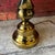 Brass Vintage Brass Table Lamp With Dual Bulb Sockets & Pull Chains For Sale - Image 8 of 14