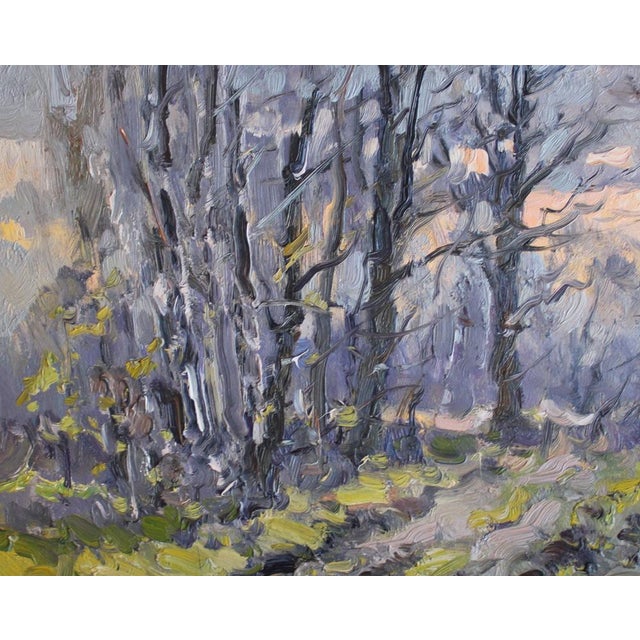 Edgars Vinters, Spring Mood, 1989, Oil on Cardboard For Sale - Image 3 of 5