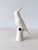 Ceramic Single Blanc De Chine Cockatoo Bud Vase For Sale - Image 7 of 11