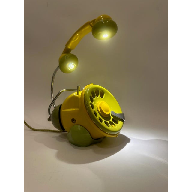 Bobo Telephone Table Lamp by Sergio Todeschini for Telcer, Italy, 1970s For Sale - Image 9 of 17