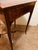 Late 20th Century Maitland-Smith Figured Wood Chairside End Table With Pull-Out Tray For Sale - Image 10 of 12