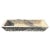 Rustic Vintage Large Rustic Chiseled Stone Trough Outdoor Planter For Sale - Image 3 of 5