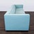 CB2 Cb2 Club 101” Modern 3-Seat Light Blue Sofa For Sale - Image 4 of 7