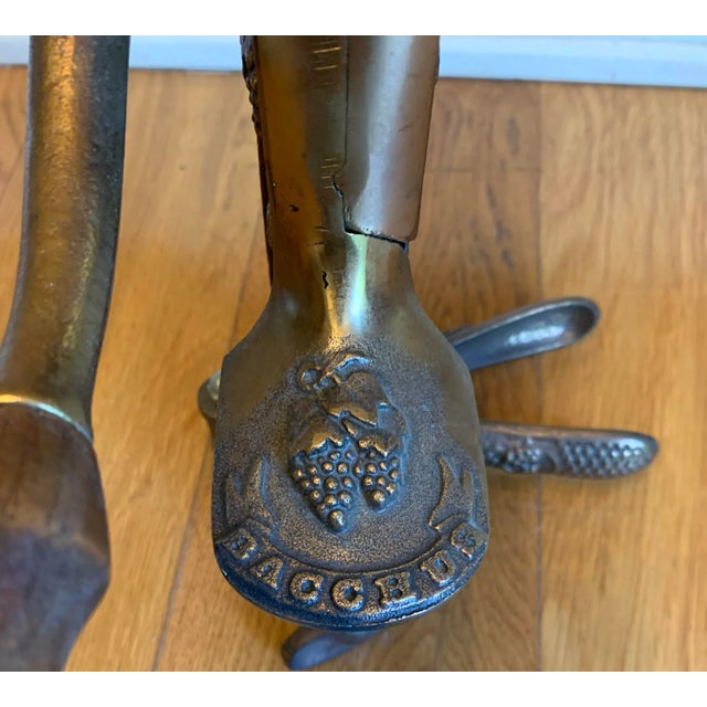 Mid 20th Century Vintage Brass Counter Corkscrew by Bacchus For Sale - Image 5 of 7