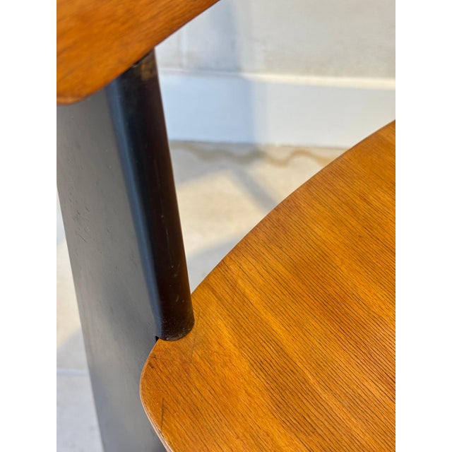 Brown Mid-Century 305 Chair from Jean Prouvé, 1950s For Sale - Image 8 of 12