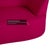 Textile Powder Fabric Two-Seater Pink Magenta Sofa from Brühl For Sale - Image 7 of 14
