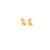 Marco Bicego Jaipur Color 18k Yellow Gold Bezel Set Citrine Quartz Stud Earrings, Pair For Sale - Image 4 of 5