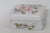 Mid-Century Modern Andrea by Sadek Pink Blossom Porcelain Trinket Vanity Ring Box With Lid 4514b For Sale - Image 3 of 12