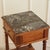 Metal Antique Gründerzeit Bedside Table with Marble Top, 1880s For Sale - Image 7 of 13