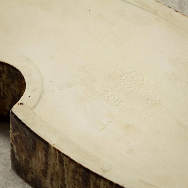 Oval Ikebana Vase from Yamasan, Japan, 1960s For Sale - Image 10 of 11