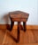 Brutalist Brutalist Stool in Wood, 1960s For Sale - Image 3 of 11