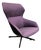 Davis Ginkgo Lounge Chair in Purple For Sale