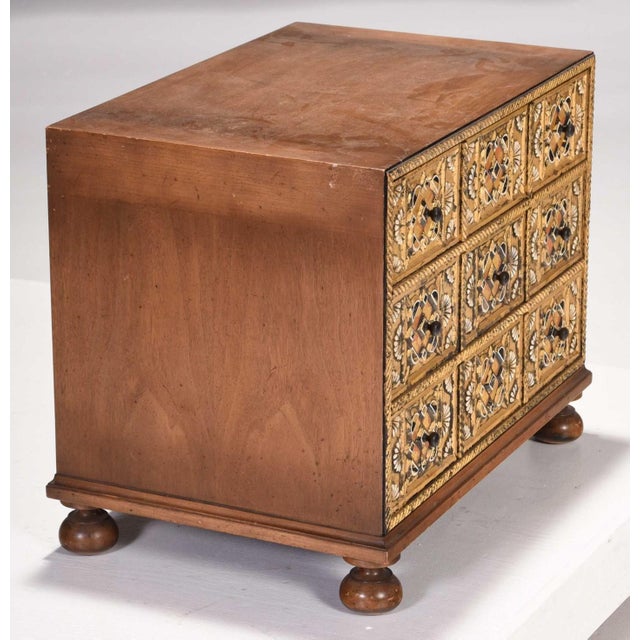 Mid 20th Century John Widdicomb Mediterranean Treasure Chest For Sale - Image 5 of 9