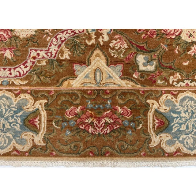 1970s Vegetable Dye Oushak , 9' X 11' For Sale - Image 4 of 6