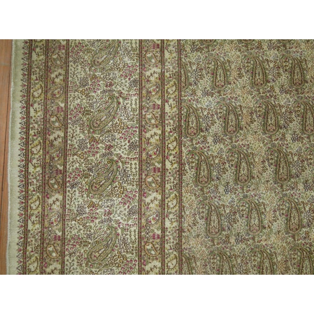Green Vintage Turkish Herekeh Rug - 11'2" x 15'6" For Sale - Image 8 of 13