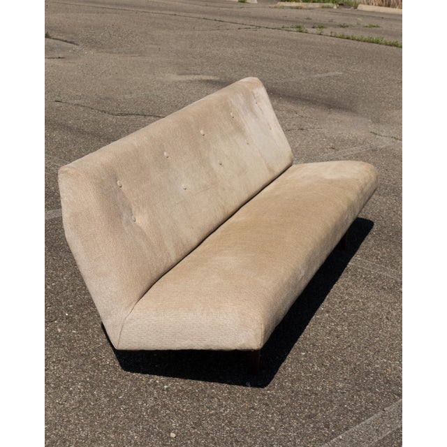 1950s Attributed to Jens Risom Danish MCM Couch/Settee For Sale In Pittsburgh - Image 6 of 7