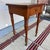Antique Sheraton Walnut One-Drawer Side Table, Pennsylvania, circa 1830s A slim antique Pennsylvania one-drawer stand in...