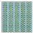 Sample - Schumacher Ottilie Stripe Fabric in Green For Sale