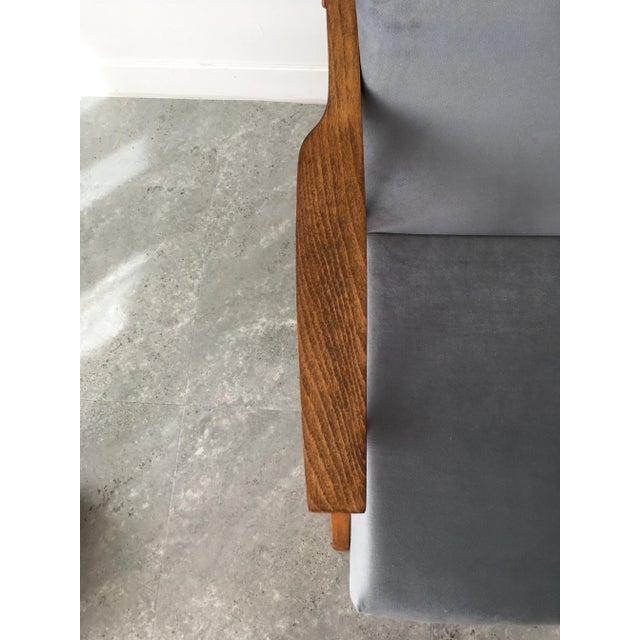 Set of Mid-Century Velvet Armchairs from ZNZ, 1960s For Sale - Image 13 of 14