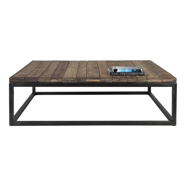 Late 20th Century Vintage British Baking Pallet Coffee Table For Sale - Image 5 of 8